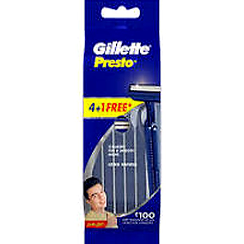 Gillete Presto 4+1free
