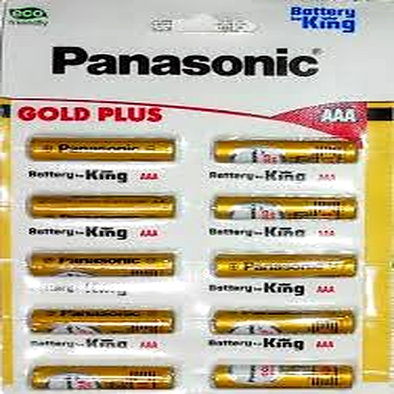 Panasonic Gold Plus Aaa Zinc Carbon Batteries