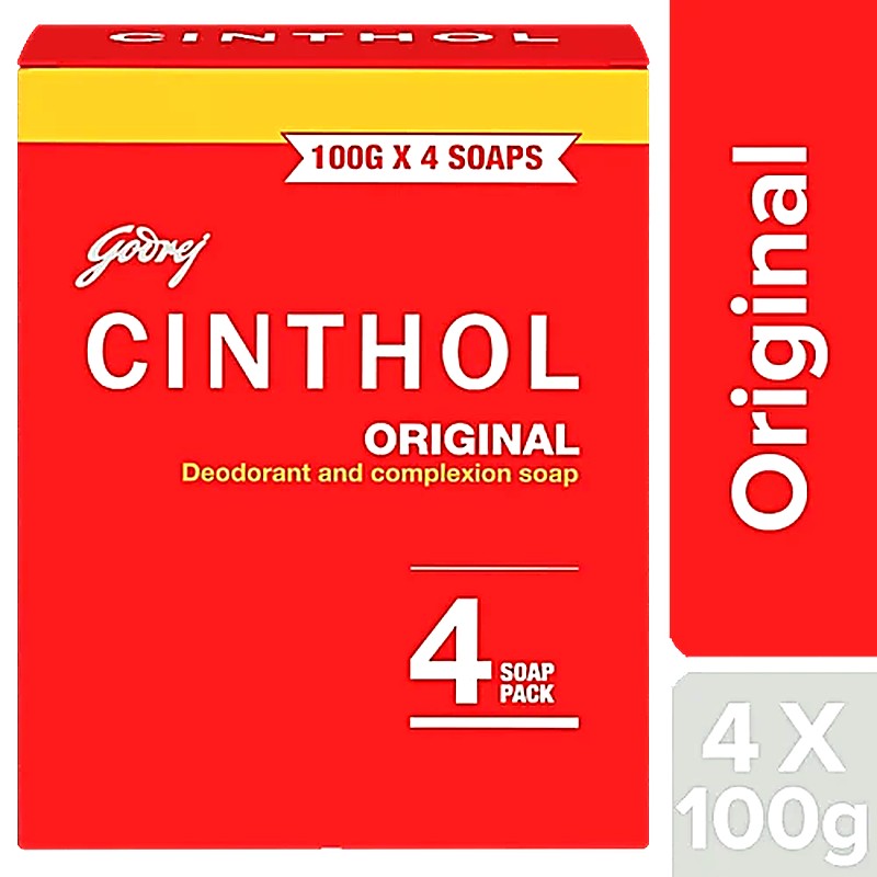 Goorej Cinthol Original Soap Pack of 4 400gm
