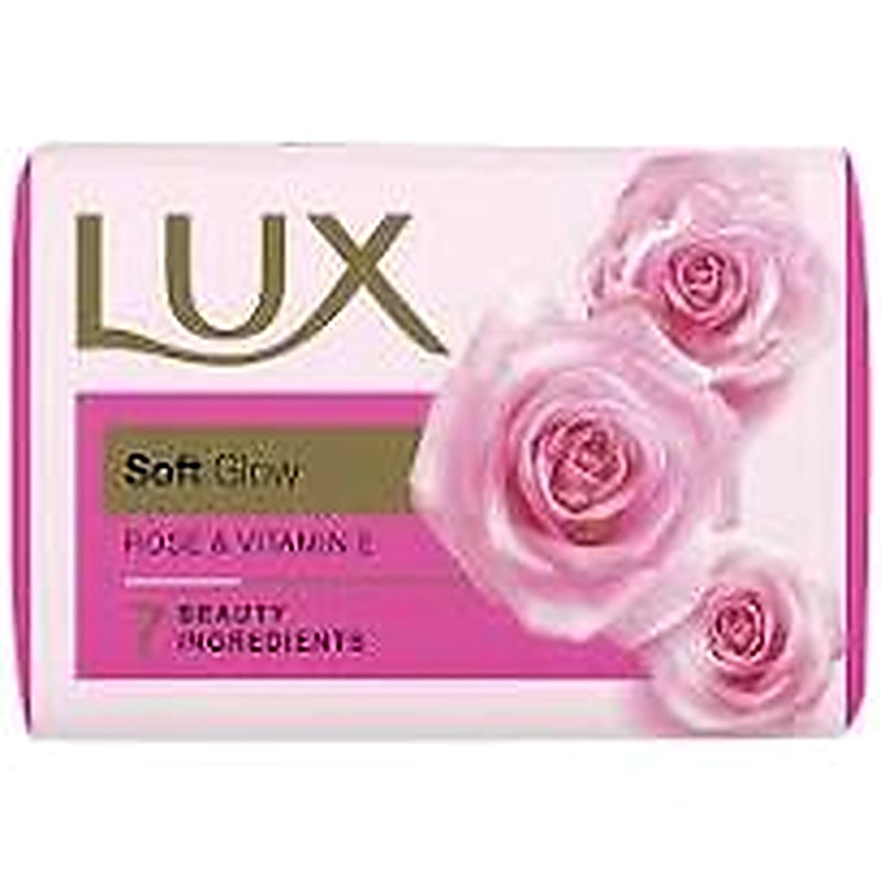Lux Rose & Vitamin E Soft Glowing Skin Soap Bar 100gm