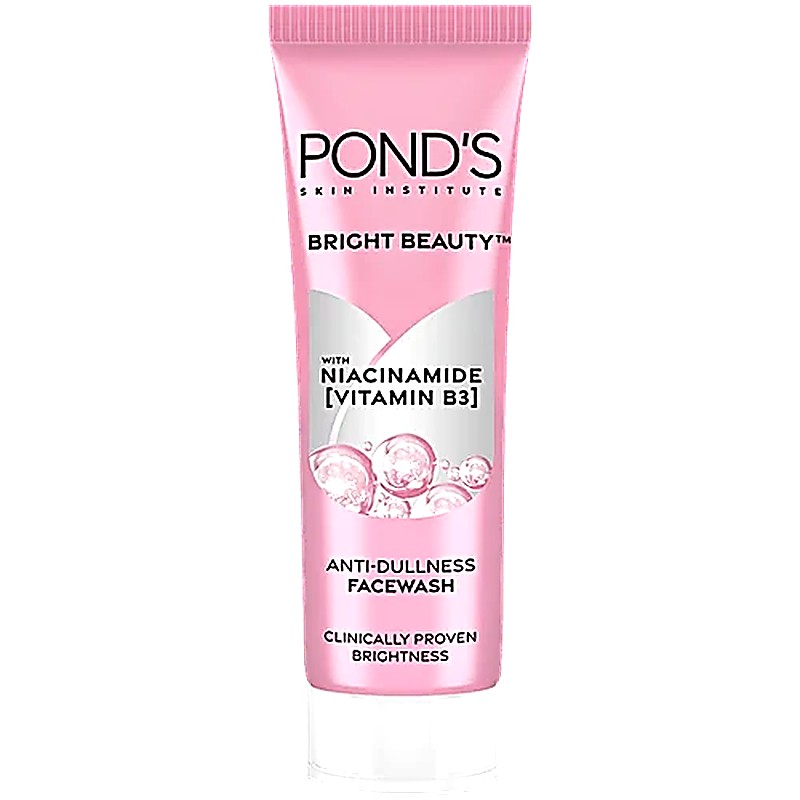 Ponds Bright Beauty Facewash with Niacinamide for Glass Ski 50 g Tube