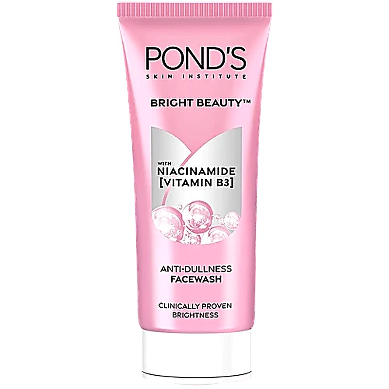 Ponds Bright Beauty Facewash with Niacinamide for Glass Ski 100 g Tube