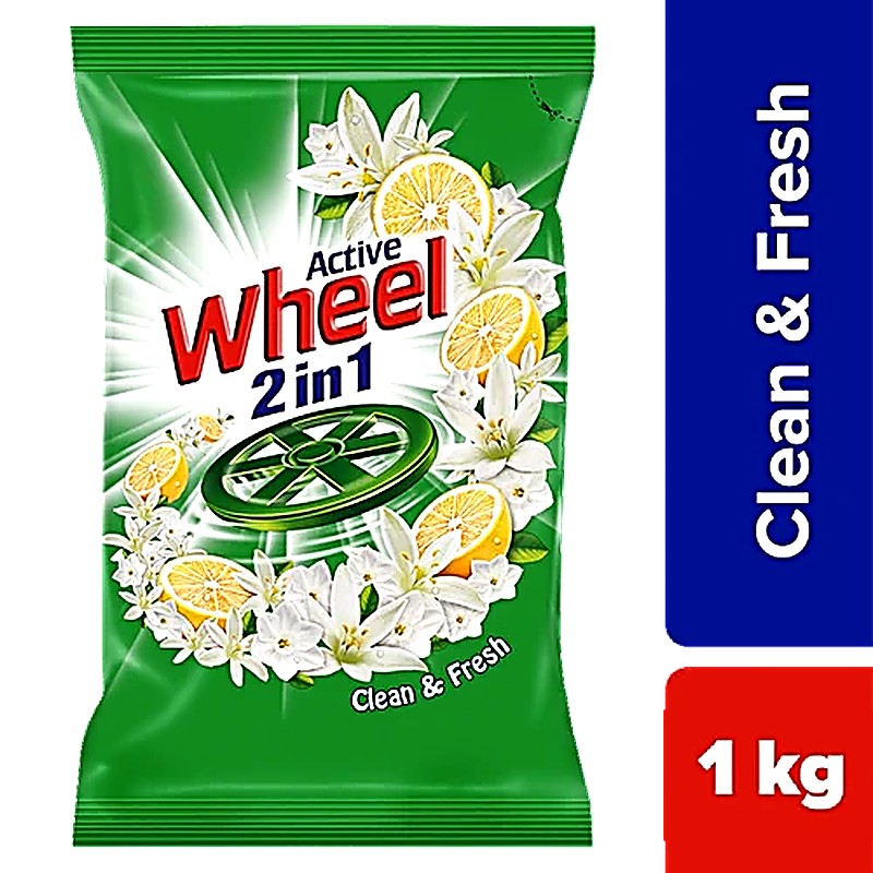 Wheel Detergent Powder 2 in 1 1kg