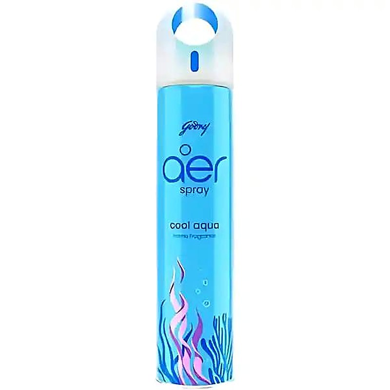Godrej Aer Cool Aqua Blue Home & Office Air Freshener Spray 220 ml