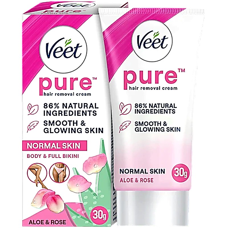 Veet Pure Hair Removal Cream Body & Full Bikini 30gm