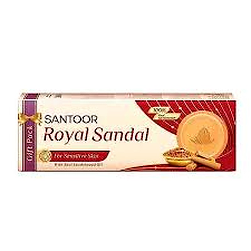 Santoor Royal Sandal Soap 150gm (pack of 3)