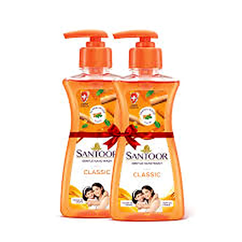 Santoor Gentle Handwash Classic Buy 1 Get 1