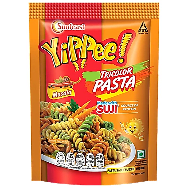 Sunfeast Yipiee Tricolor Pasta Masala 74gm