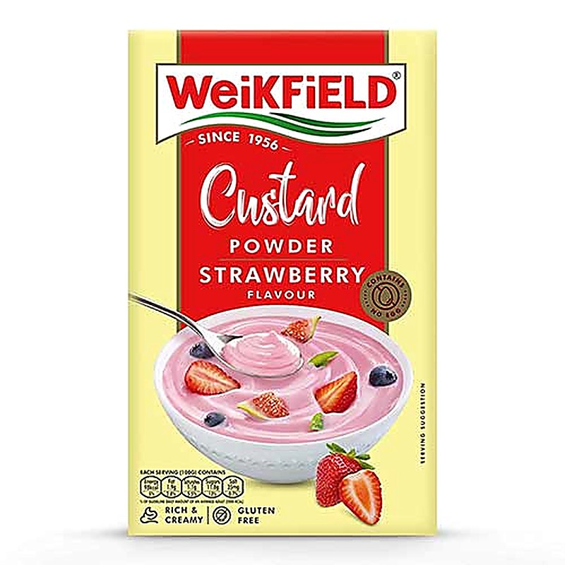 Weikfield Custard Powder Strawberry Flavour 100gm