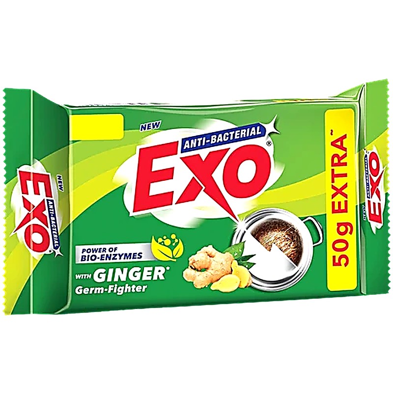 Exo Ginger Twist Anti-Bacterial Dishwash Bar 60 g
