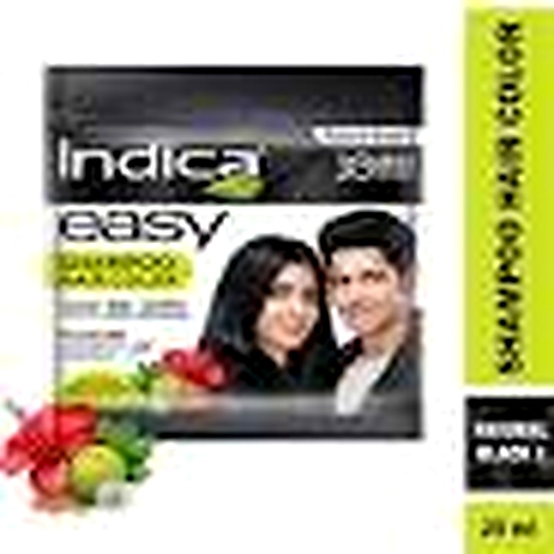 Indica Easy Shampoo Hair Colour Natural Black 25ml
