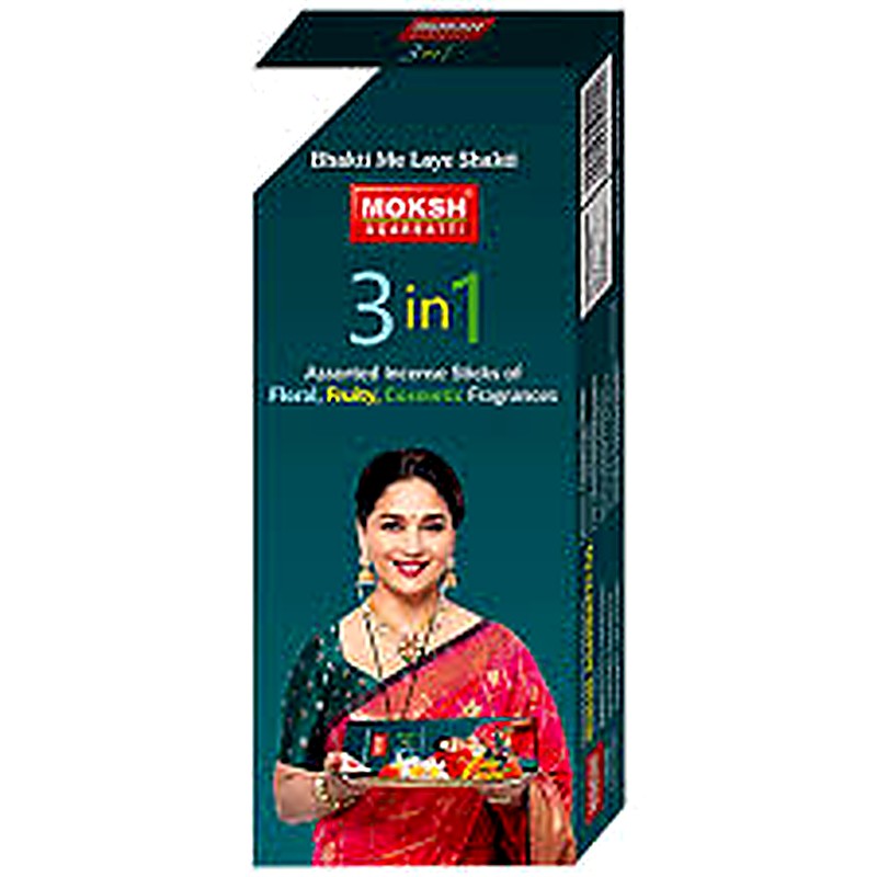 Moksh 3 in 1 Agarbatti 225gm
