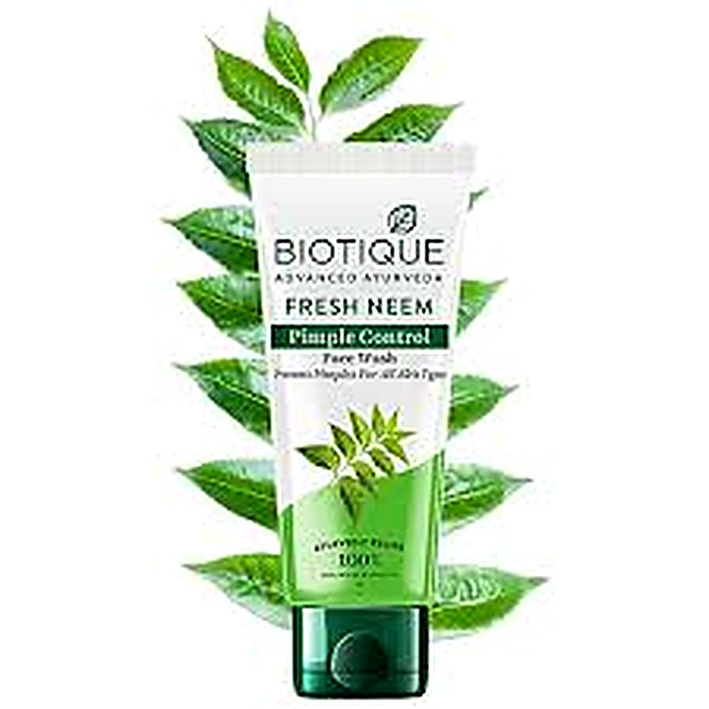 Biotique Advanced Ayurveda Fresh Neem Pimple Control Face Wash 50ml