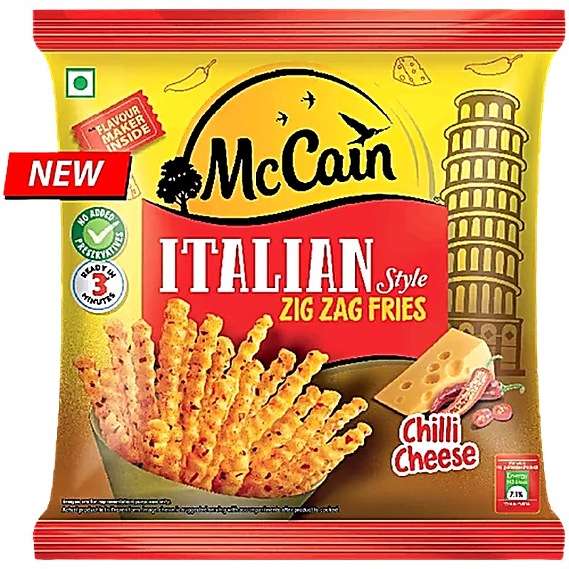 Mccan Italianxig Zag Fries Chilli Cheese 325G
