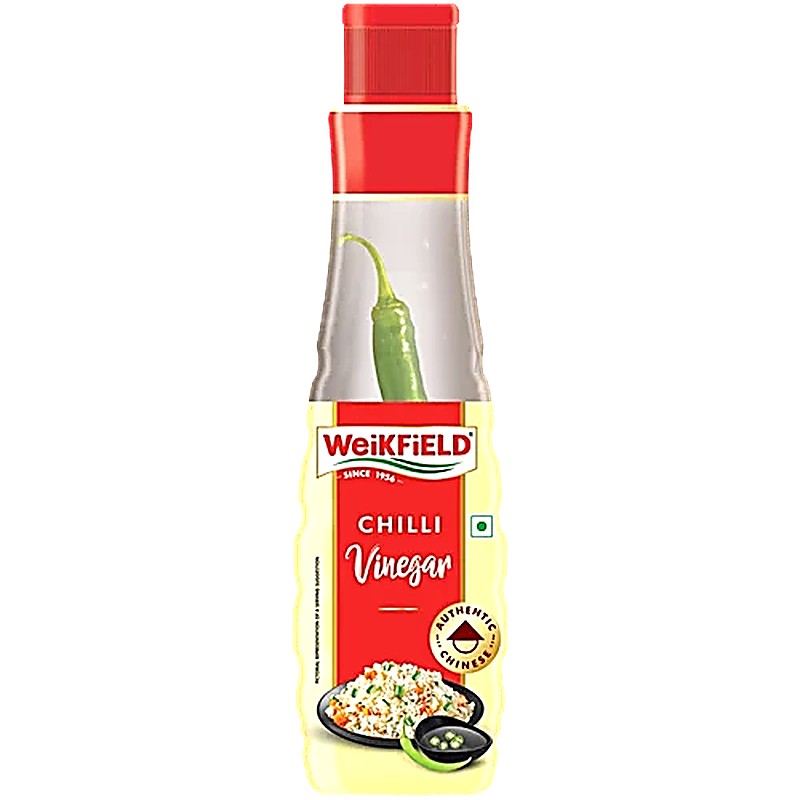 Weikfield Chilli Vinegar - Authentic Chinese Taste 100% 200 g Bottle