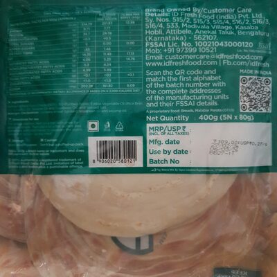 Id Malabar Parota 400gm