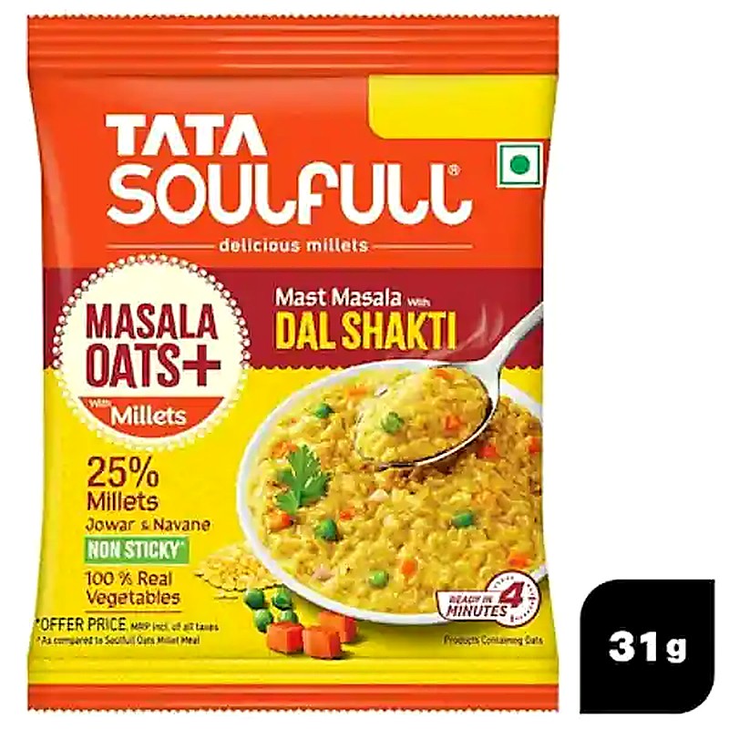 Tata SoulFull Mast Masala with Dal Shakti with Millets Jowar & Navane 31gm
